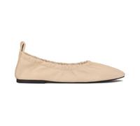 Kazar Studio - Bailarinas beige de cuero con elástico en la parte superior - Shoes - Mujer - Beige - 37 EU -