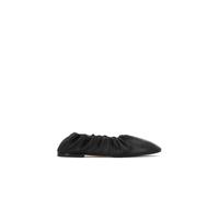 Kazar Studio - Bailarinas negras de cuero suave decoradas con un pliegue - Shoes - Mujer - Negro - 41 EU -