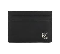 Kazar Studio- Funda de tarjetas de cuero negro con logotipo- Accessories- Mujer- Negro- ONE SIZE- Funda de tarjetas de cuero negro con logotipo
