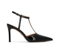 Kazar - Zapatos de Salón Lacados con Correa en el Tobillo - Shoes - Mujer - Negro - 36 EU -