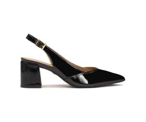 Kazar - Zapatos de tacón lacados con talones al descubierto - Shoes - Mujer - Negro - 38 EU -