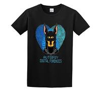 KAZHILAN Cyber Security - Autopsy - Digital Forensics Unisex 100% Cotton Short-Sleeve T-Shirts Black M