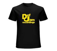 KAZHILAN Def Jam Recordings Logo O-Neck 100% Cotton Short Sleeve Unisex T-Shirt M