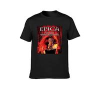 KAZHILAN Epica We Will Take You with Us Owl Unisex 100% Cotton Short-Sleeve T-Shirts Black XXL