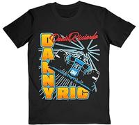 KAZHILAN Hugu Daniel Ricciardo 90S Vintage Unisex 100% Cotton Short-Sleeve T-Shirts Black M