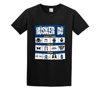 KAZHILAN Husker Du Everything Falls Apart Unisex 100% Cotton Short-Sleeve T-Shirts Black XXL