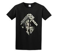 KAZHILAN Joe Cocker The Album Recordings 1984 2007 Unisex 100% Cotton Short-Sleeve T-Shirts Black L