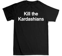 KAZHILAN Kill The Kardashians Funny Kim T Shirt S Black Unisex 100% Cotton Short-Sleeve T-Shirts Black XXXL