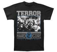 KAZHILAN Terror Hardcore O-Neck 100% Cotton Short Sleeve Unisex T-Shirt XL