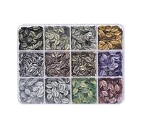 KAZIPOP Springtime - Elegante decoración de uñas, 8 estilos encantadores con detalles florales, mariposas y hojas, ideal para creaciones de arte de uñas brillantes y hermosas (07)