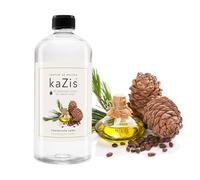 KAZIS® I Cedro libanés I Picante, terroso, elegante I 1 litro I Para cada lámpara catalítica I Fragancia de habitación