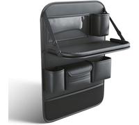 KAZONS Organizador Asiento Coche para BMW X1 X2 X3 X4 X5 X6 X7, Organizador Asiento Trasero Coche Bolsa de Almacenamiento con Mesa Plegable