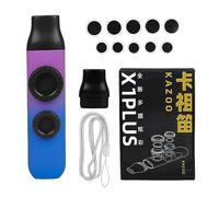Kazoo Agujero Flauta Doble Con Instrumento Tono Ajustable Membranas Dobles Kazoo Para Música Amante Principiante Fácil Tocar