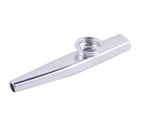 Kazoo aleación de aluminio metal con 5 piezas regalo flauta diafragma para amantes de la música plataPráctica y atractiva