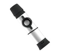 AWHAO Kazoo de 5 Membranas, Ideal Como Instrumento, Ligero, Compacto, Práctico Regalo con Cuerda, Ideal para Principiantes, Plata