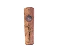 Kazoo de Madera, Alivio del Estrés a Través de la Música, Fácil de Tocar, Desatar la Creatividad Musical con Película de Flauta Reemplazable para la Música para Adultos (Madera