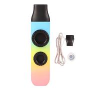 Kazoo de tono ajustable profesional, instrumento musical de plástico con 10 diafragmas de flauta, mini Kazoo para ukelele, violín, teclado de guitarra, Kazoo portátil ligero con (Textura De La Piel