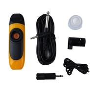 Kazoo Eléctrico de 11 Cm con Pastilla de Membrana para Actuaciones y Actividades de Ocio (Amarillo)