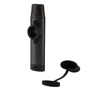 Kazoo, Instrumento Kazoo de Larga Duración de Aluminio y ABS Exquisito con Diafragmas de Flauta de 5 Piezas para Acompañamiento (BLACK)