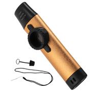 Kazoo Instrumento Musical Portátil de Metal Dorado, para Principiantes