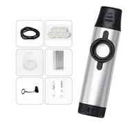 Kazoo Kazoo Profesional Aleación Metal Kazoo Flauta Instrumento de Viento Madera Kazoo Membrana Boca Instrumento Musical Kazoo