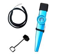 Kažoo Metal, Kazoos para Adultos - 12 cm, Kažoo Metálico Portátil, Instrumento Musical Ligero | Antideslizante, Cómodo, Sonido Claro y Estable, Para Nifantes, Adultos y Amantes de la Música