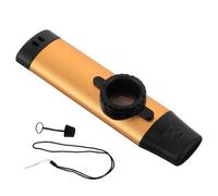 Kazoo Portátil de Metal Dorado para Principiantes y Actuaciones