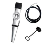 Kazoo portátil, Kazoo de metal | Instrumento musical Kazoo de metal Kazoo ligero,Juguete de instrumentos musicales antideslizante para niños/adultos/amantes de la música, viajes al aire libre