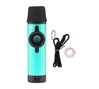Kazoo Profesional de Aluminio Ajustable con 5 Piezas de Diafragma para Flauta, Instrumento Musical para Niños - Diseño Exquisito, Tono Ajustable, Fácil de Transportar y Usar (Verde)