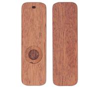 Kazoo Profesional de Caoba, Kazoos Pequeños y Vintage con Sonido Brillante para Niños Principiantes Adultos (Cuadrado)