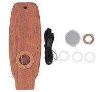 Kazoo profesional de caoba para niños principiantes adultos, portátil, compacto, aspecto vintage, fácil de aprender, amplia aplicación (tipo 2)