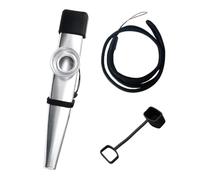 Kazoo profesional: instrumento de kazoo cómodo sin deslizamiento | Instrumentos musicales de kazoos de metal fácil de aprender | Kazoo de niños portátiles para practicar nuevas fronteras musi
