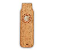 Kazoo profesional ligero portátil con diafragma de madera Kazoo instrumento musical portátil ukelele guitarra compañero