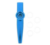 Kazoo, RiToEasysports 6 piezas de aleación de aluminio portátil Kazoo flautas Ukelele guitarra Partner fácil de aprender instrumento musical