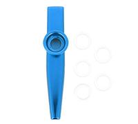 Kazoo, RiToEasysports 6 piezas de aleación de aluminio portátil Kazoo flautas Ukelele guitarra Partner fácil de aprender instrumento musical