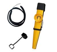 Kazoos Adults - Instrumento Kazoo compacto no resbaladizo, juguete musical portátil | Herramienta de música de metal para adultos, fabricante de música eólica para adultos, dispositivo de ruido