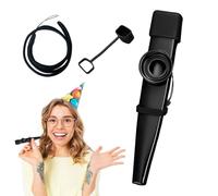 Kazoos Adults - Instrumento Kazoo de metal ligero, juguete musical portátil sin deslizamiento | Instrumentos musicales de sonido clásico, herramienta de música de viento fácil de jugar para