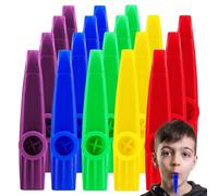 Kazoos De Instrumentos Musicales - PP 12 Cm | Juguete Flauta Color Aleatorio | Instrumento De Viento Principiante Entretenido Y Buena Compañía Para Práctica Guitarra Ukelele Violín Pian