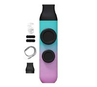 Kazoos de metal para adultos: instrumentos portátiles para mochileros, divertidas herramientas de alivio del estrés de doble membrana, instrumentos con 12 membranas de flauta amantes de la música