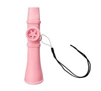 Kazoos, Kids Musical Kazoo, Adjustable Tone Sound Maker, Fun Instrument for Piano Guitar Violin Play, Easy-to-Use Party Favor with Lanyard for Music Games or Classroom Use, Pink
