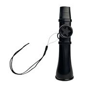 Kazoos, Kids Musical Kazoo, Adjustable Tone Sound Maker, Fun Instrument for Piano Guitar Violin Play, Easy-to-Use Party Favor with Lanyard for Music Games or Classroom Use, Black
