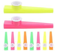 Kazu Di - Paquete múltiple de 24 Kazoos de plástico para niños, instrumentos musicales, recuerdos de fiesta, fácil de tocar, no requiere teoría musical