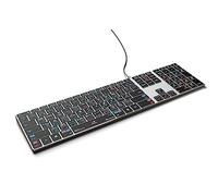 KB Covers Davinci Resolve - Teclado retroiluminado de aluminio Pro - Windows - Estados Unidos - Atajos preprogramados, construcción de aluminio duradero, conectividad USB-A Plug and Play
