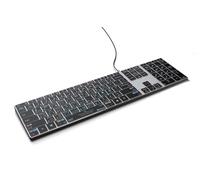 KB Covers Dorico - Teclado retroiluminado Pro de aluminio - Windows - EE. UU. | Composición musical y notación | Atajos de puntuación musical | Teclado para músicos y arregladores