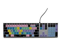 KB Covers Final Cut Pro Teclado de aluminio retroiluminado para Mac, diseñado y fabricado en Estados Unidos, más de 150 accesos directos codificados por colores, diseño estadounidense, teclado de