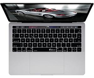 KB Covers Ger-MTB-DE QWERTZ Layout - Funda de Teclado para MacBook Pro Transparente
