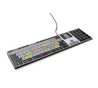 KB Covers Teclado de aluminio retroiluminado compatible con Adobe Premiere Pro