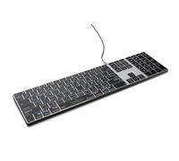 KB Covers - Teclado Dorico Backlit Pro Aluminum - macOS - US | Composición musical y notación | Atajos de puntuación musical | Teclado para músicos y arregladores