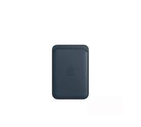 (KB-indigo blue) For IPhone 16 15 12 13 14 Pro Max Plus Cases Cover Accessories-Original Apple Leather Magsafe Wallet Magnetic Card Holder Case