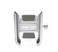 KBANDZ Accesorios Motos para Honda PCX150 PCX125 PCX 125 PCX 150, Accesorios para Motocicleta, Manillar CNC, Soporte para teléfono móvil, Soporte GPS (Color : Handlebar Silver)
